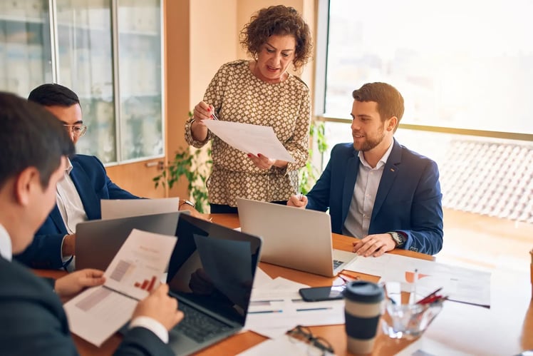 Legal team working productively with zero IT downtime thanks to proactive managed IT services